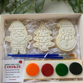 Christmas Paint-Your-Own Cookie Kit (Box of 3 or 5)