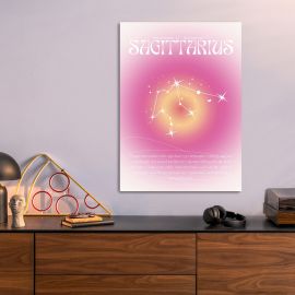  Sagittarius  Metal Poster
