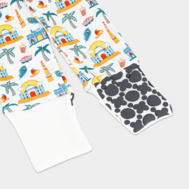 India Convertible Footies Sleepsuits (6-9M, 9-12M, 12-18M)