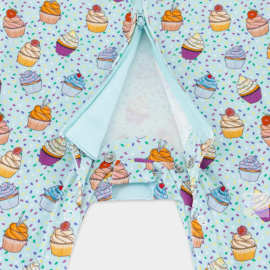Cupcake Peek A Boo Sleepsuit (0–3M, 3-6M)