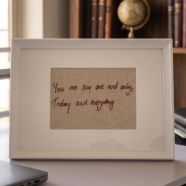 Words to Keep – Handwritten Keepsake Frame