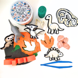 Dino Sensory Playdough Kit