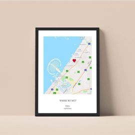 Where we met - City Map