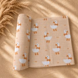 Muslin Wrap Set - Mustard Duck - Pack of 3