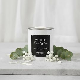 Glass Candle – White Eucalyptus