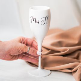 White Plastic Glass