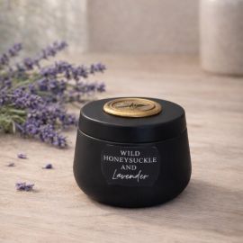 Tin Candle – Wild Honeysuckle and Lavender