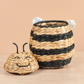 Bumblebee with lid basket