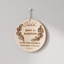 Baby Sleeping – Do Not Ring Doorbell Sign